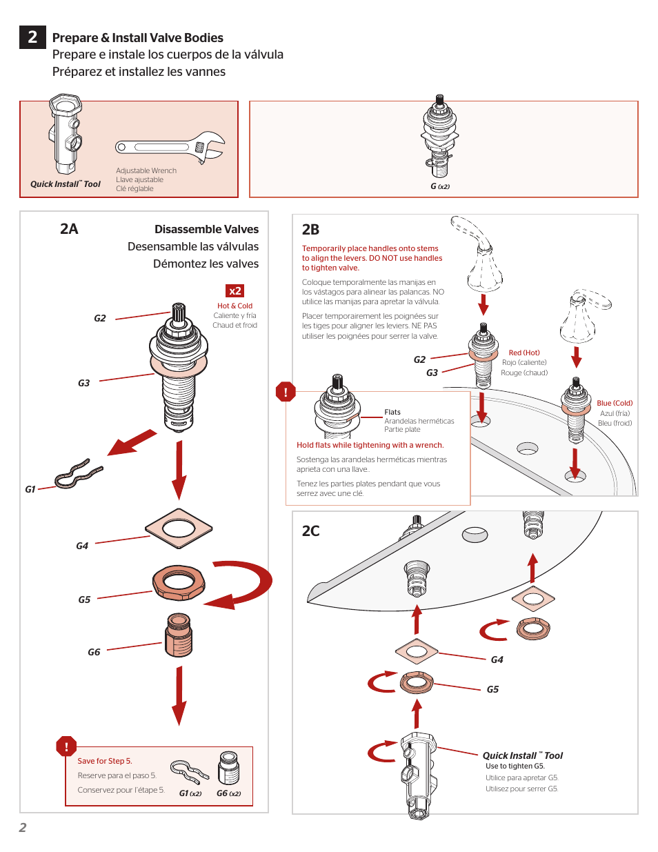 2b 2c | Pfister F-049-DECC User Manual | Page 2 / 7