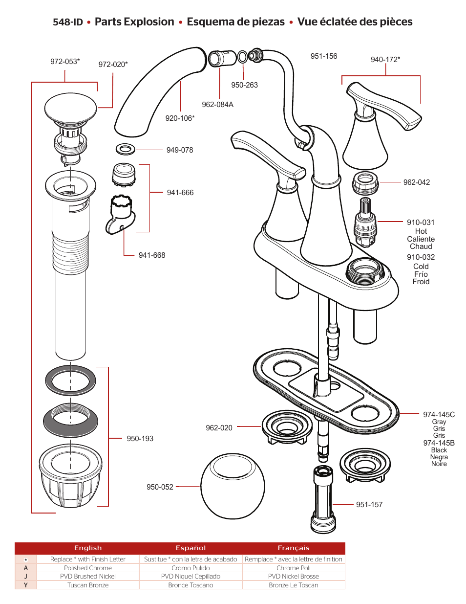 Pfister F-548-IDKK User Manual | Page 2 / 4