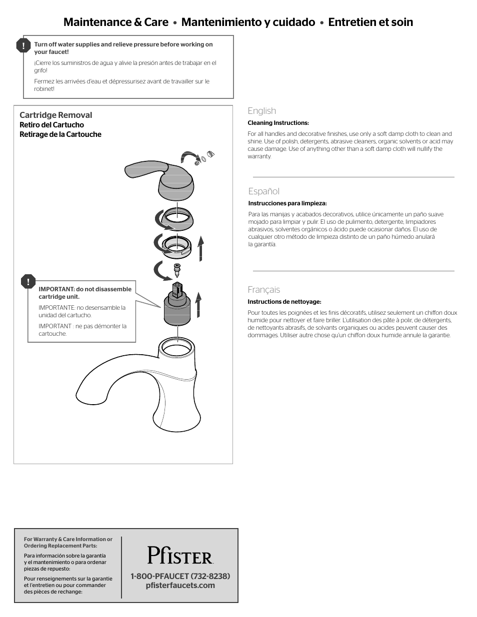 Pfister GT42-TR0K User Manual | Page 3 / 4