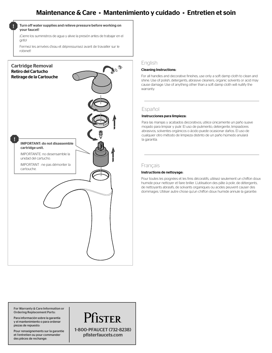 Pfister GT40-TR0K User Manual | Page 3 / 4