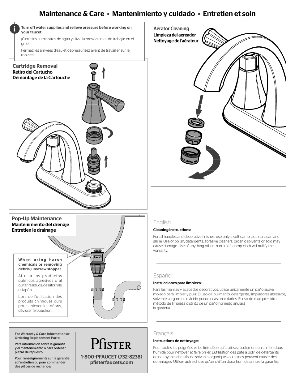 Pfister F-048-AVCC User Manual | Page 3 / 4