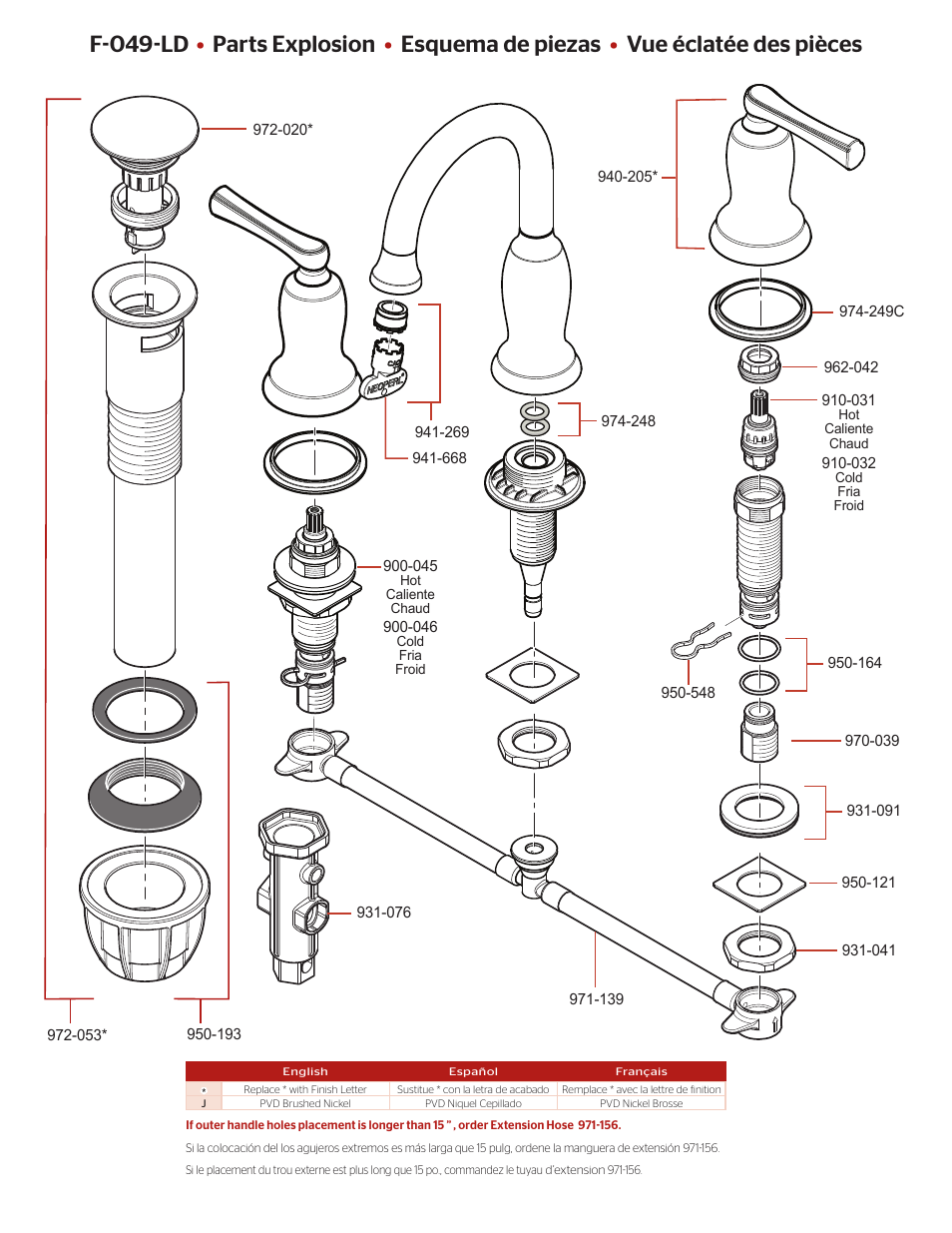 F-049-ld | Pfister F-049-LDKK User Manual | Page 2 / 4