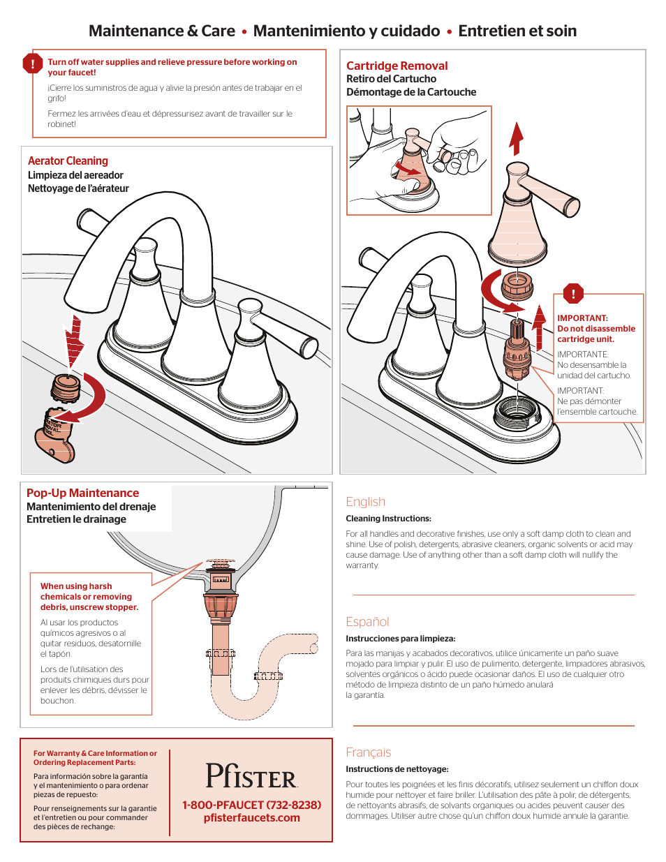 Pfister F-048-CRKK User Manual | Page 3 / 4