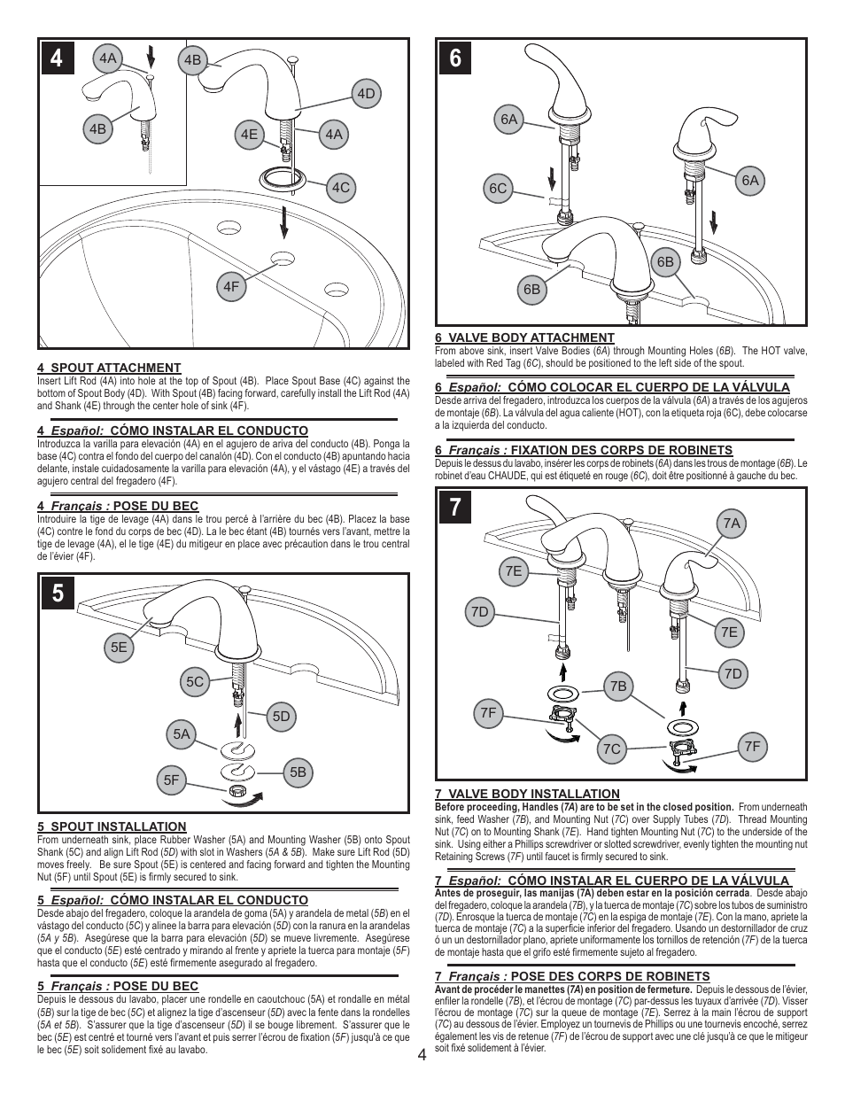 Pfister 149-610K User Manual | Page 4 / 7