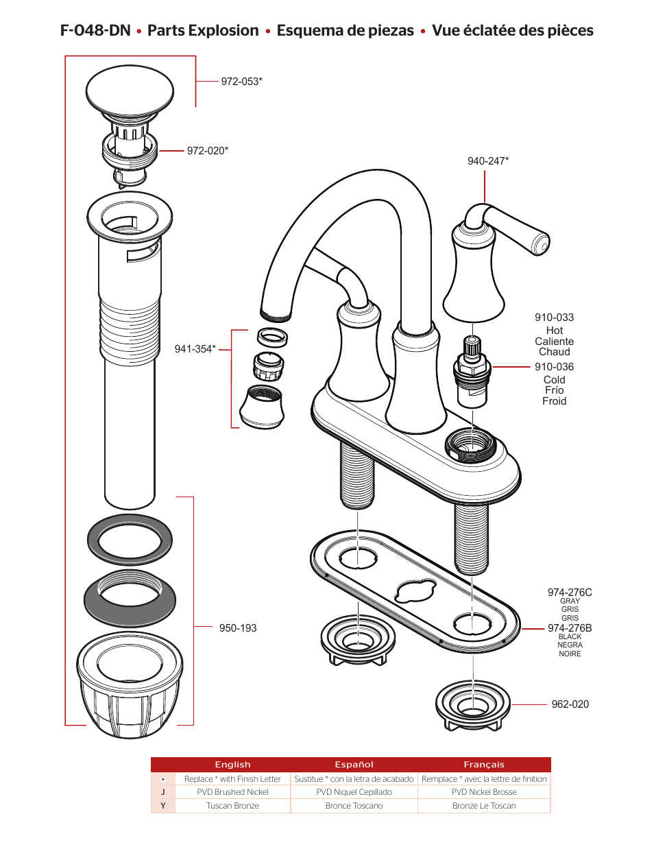 F-048-dn | Pfister F-048-DNKK User Manual | Page 2 / 4