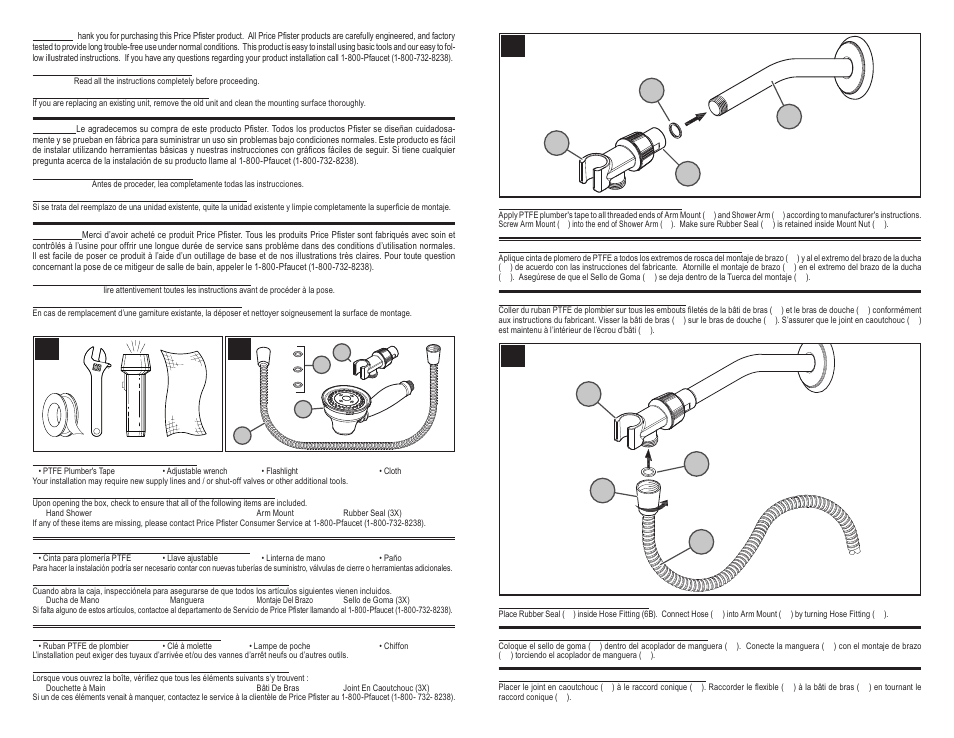 Pfister 016-CB0K User Manual | Page 2 / 4