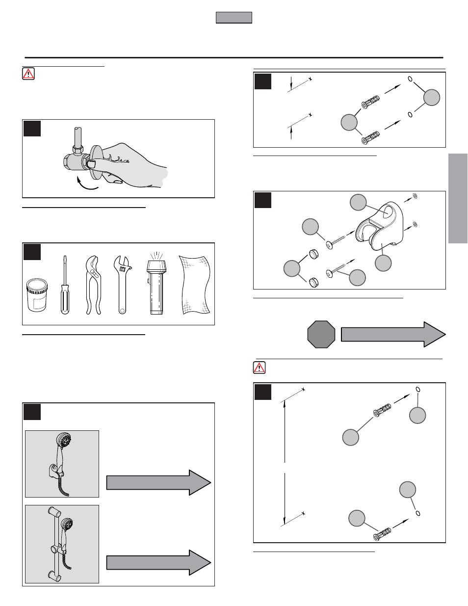 Es p a esp a ññ o l ol, Alto | Pfister 016-300K User Manual | Page 5 / 12