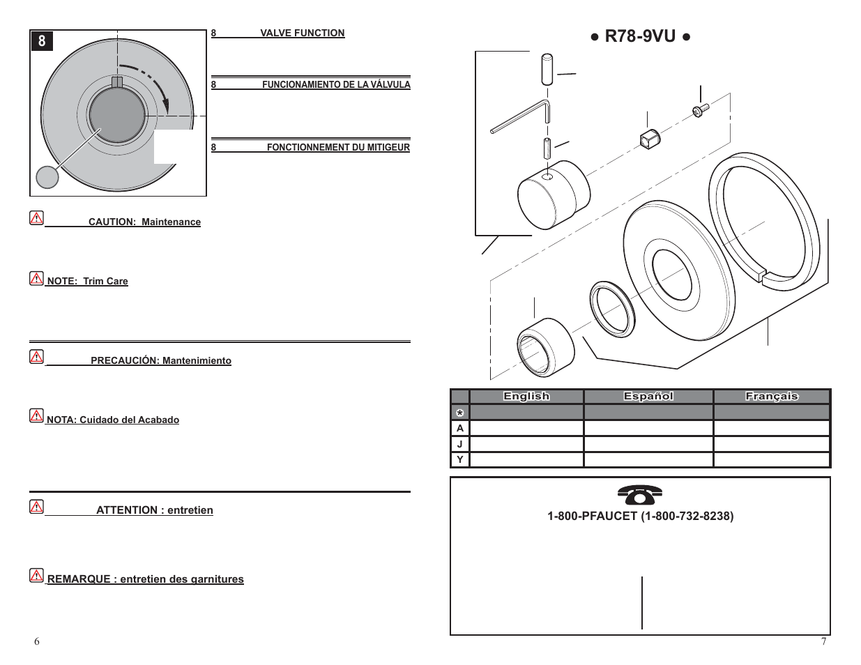 R78-9vu | Pfister R78-9VUK User Manual | Page 4 / 4