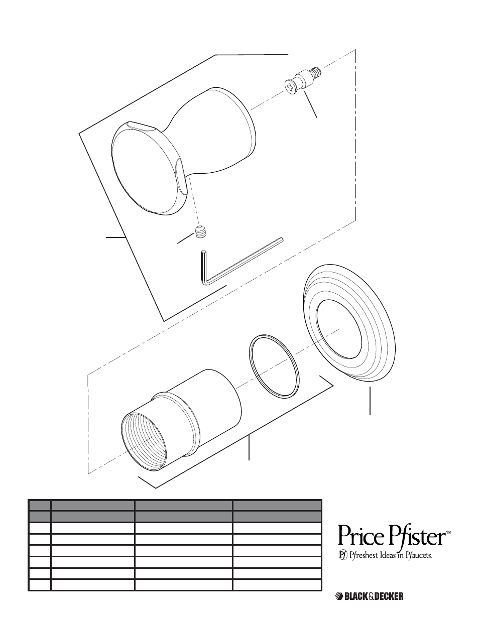 Pfister 016-DT1K User Manual | Page 8 / 8