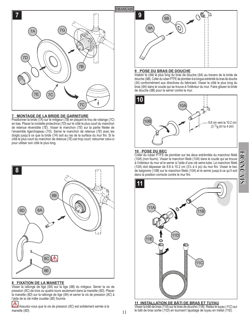 Pfister 8P8-PHHK User Manual | Page 11 / 14