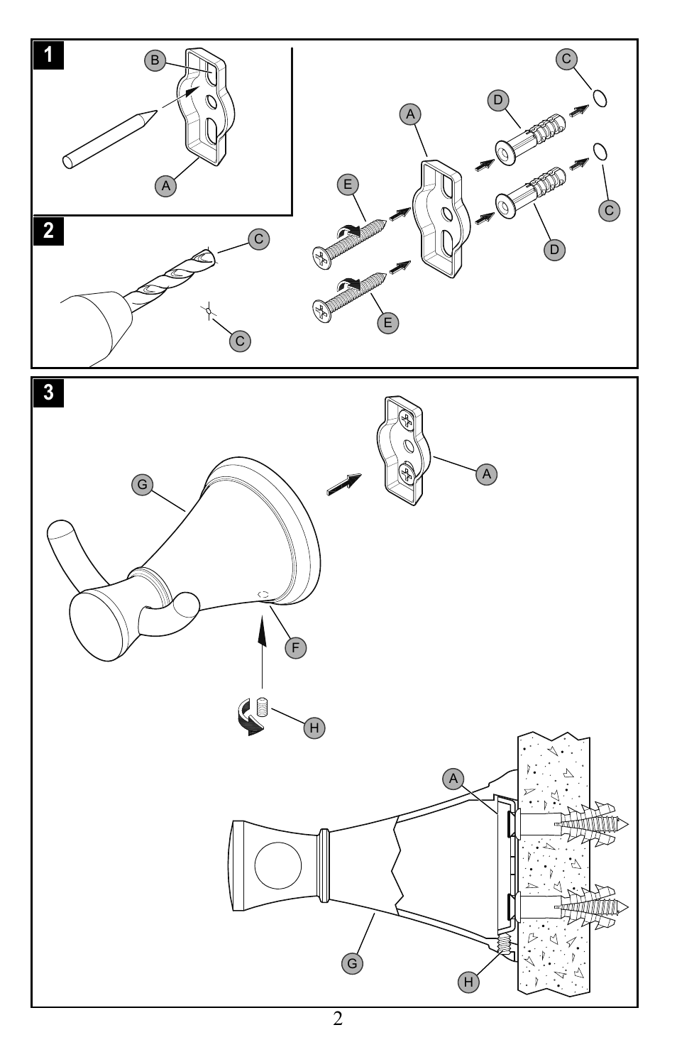 Pfister BRH-P2KK User Manual | Page 2 / 4