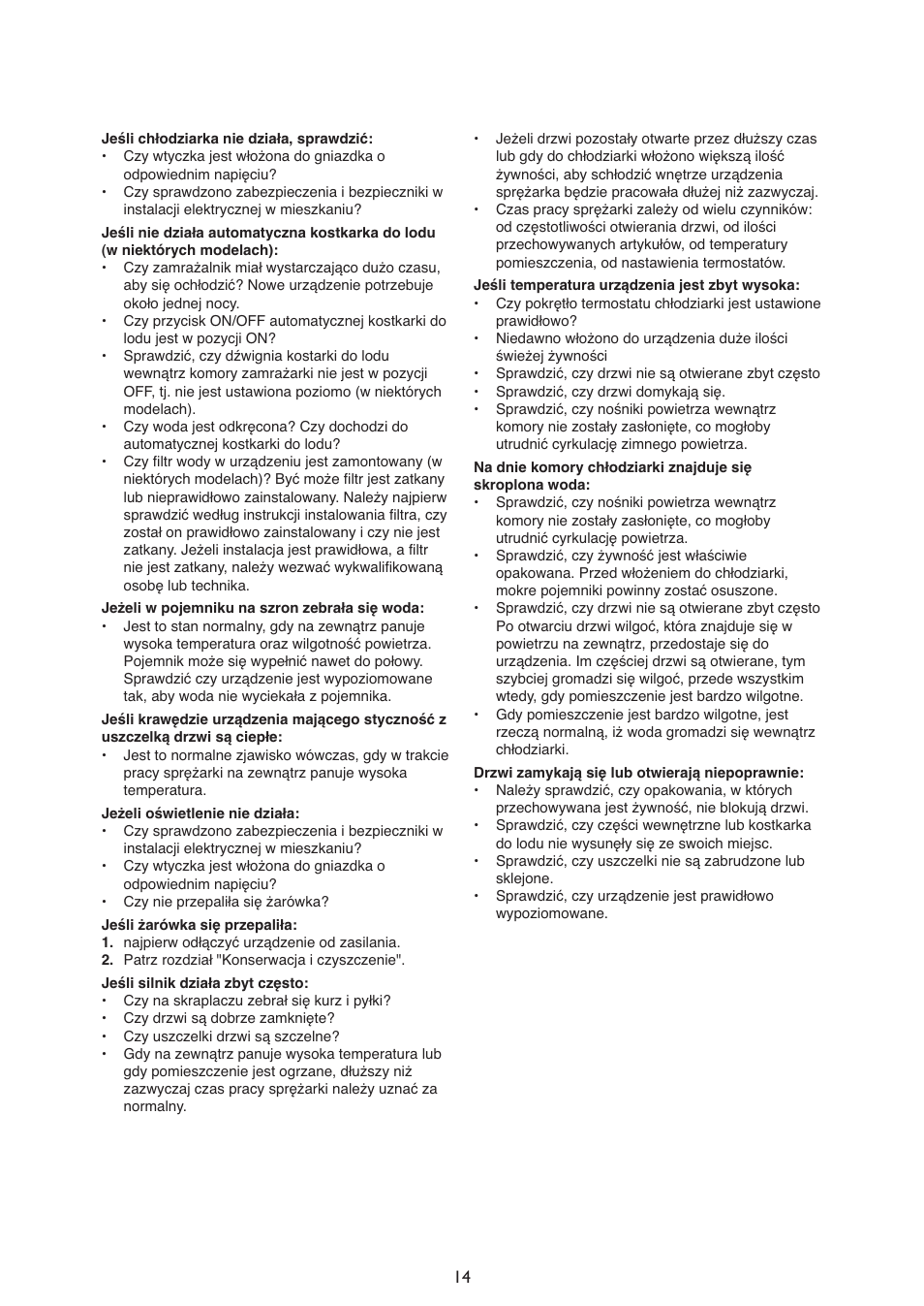 Whirlpool ARG340A+ User Manual | Page 14 / 60