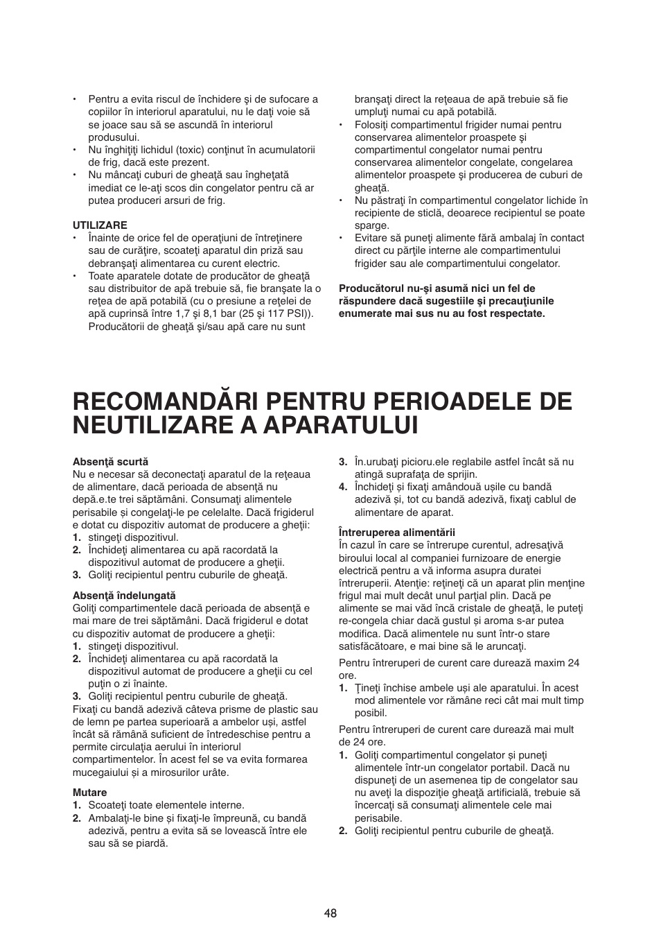 Whirlpool ARG340A+ User Manual | Page 48 / 60