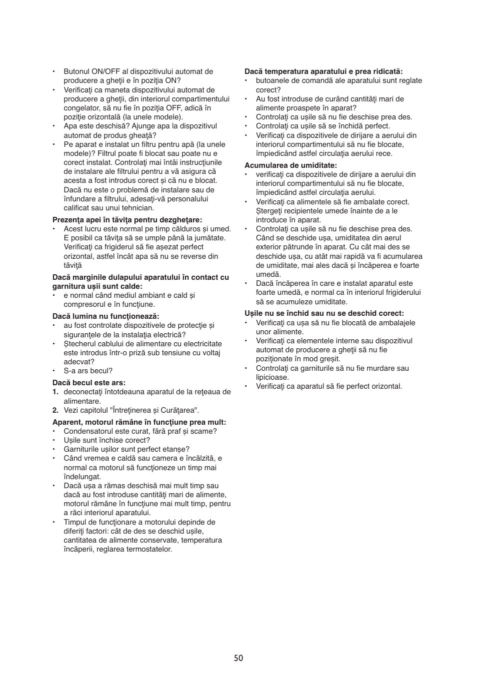Whirlpool ARG340A+ User Manual | Page 50 / 60