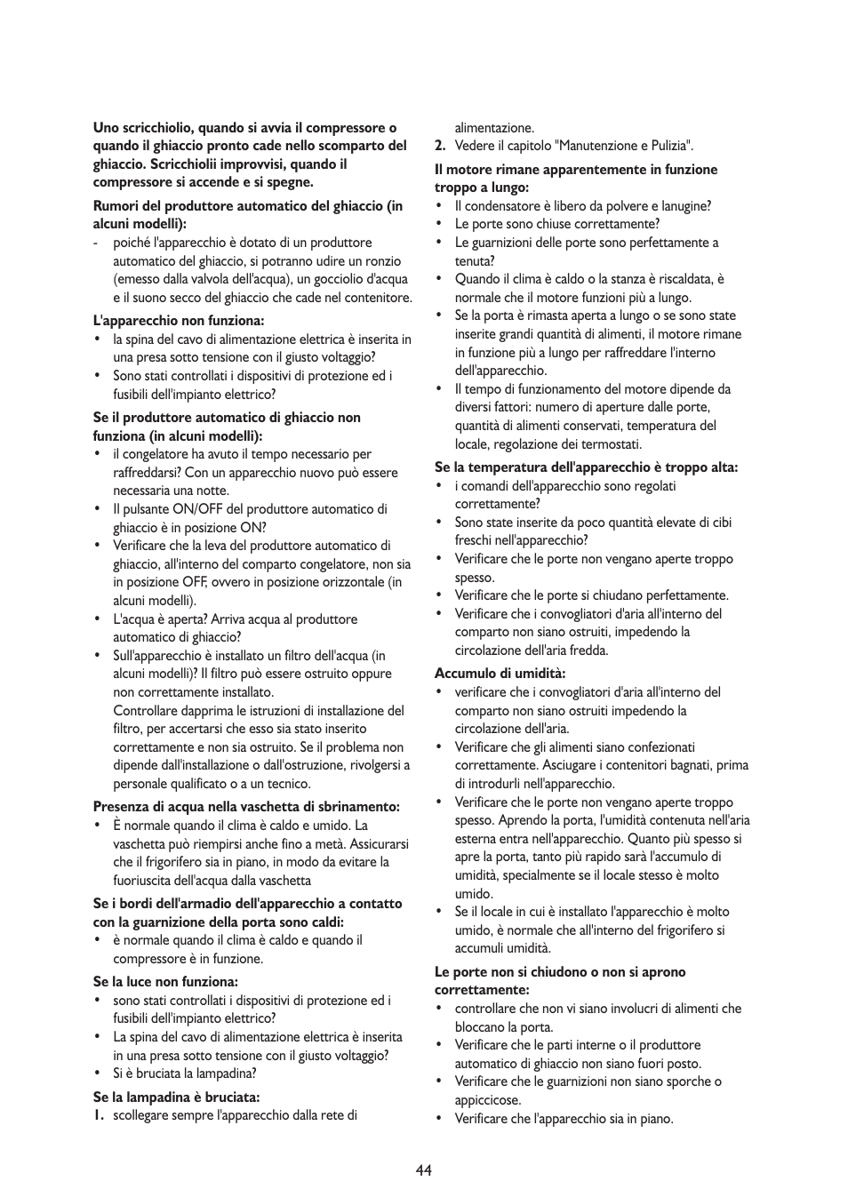 Whirlpool ARG341A+ User Manual | Page 44 / 84