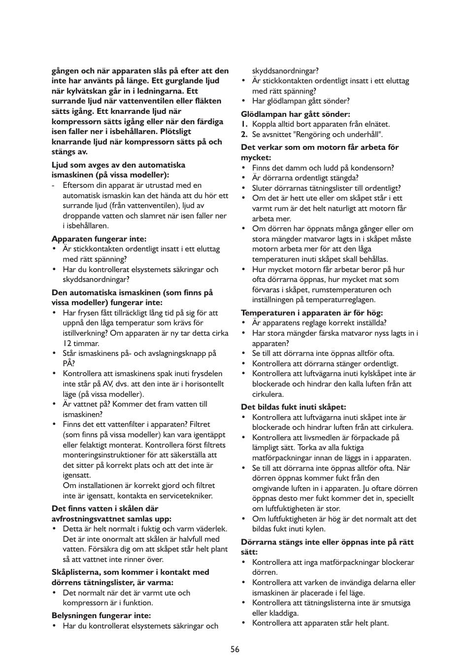 Whirlpool ARG341A+ User Manual | Page 56 / 84