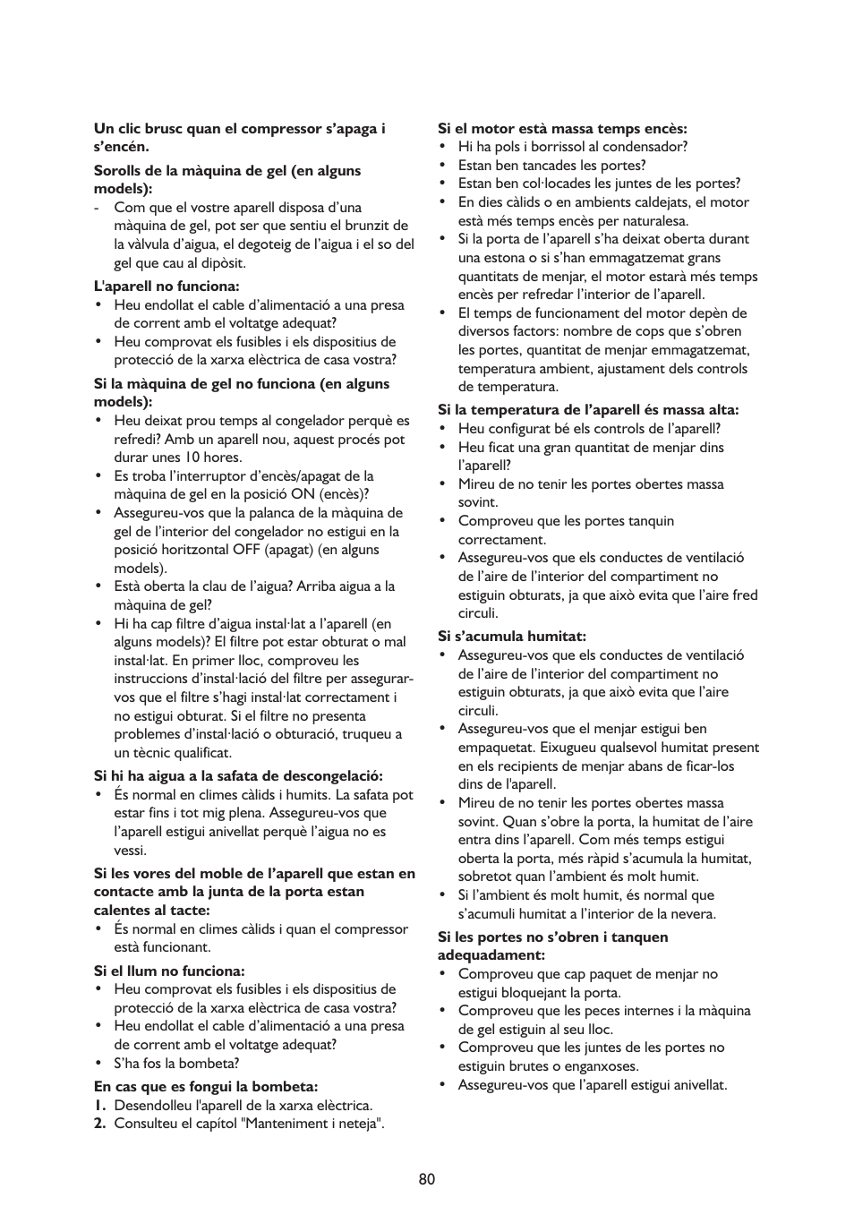 Whirlpool ARG341A+ User Manual | Page 80 / 84
