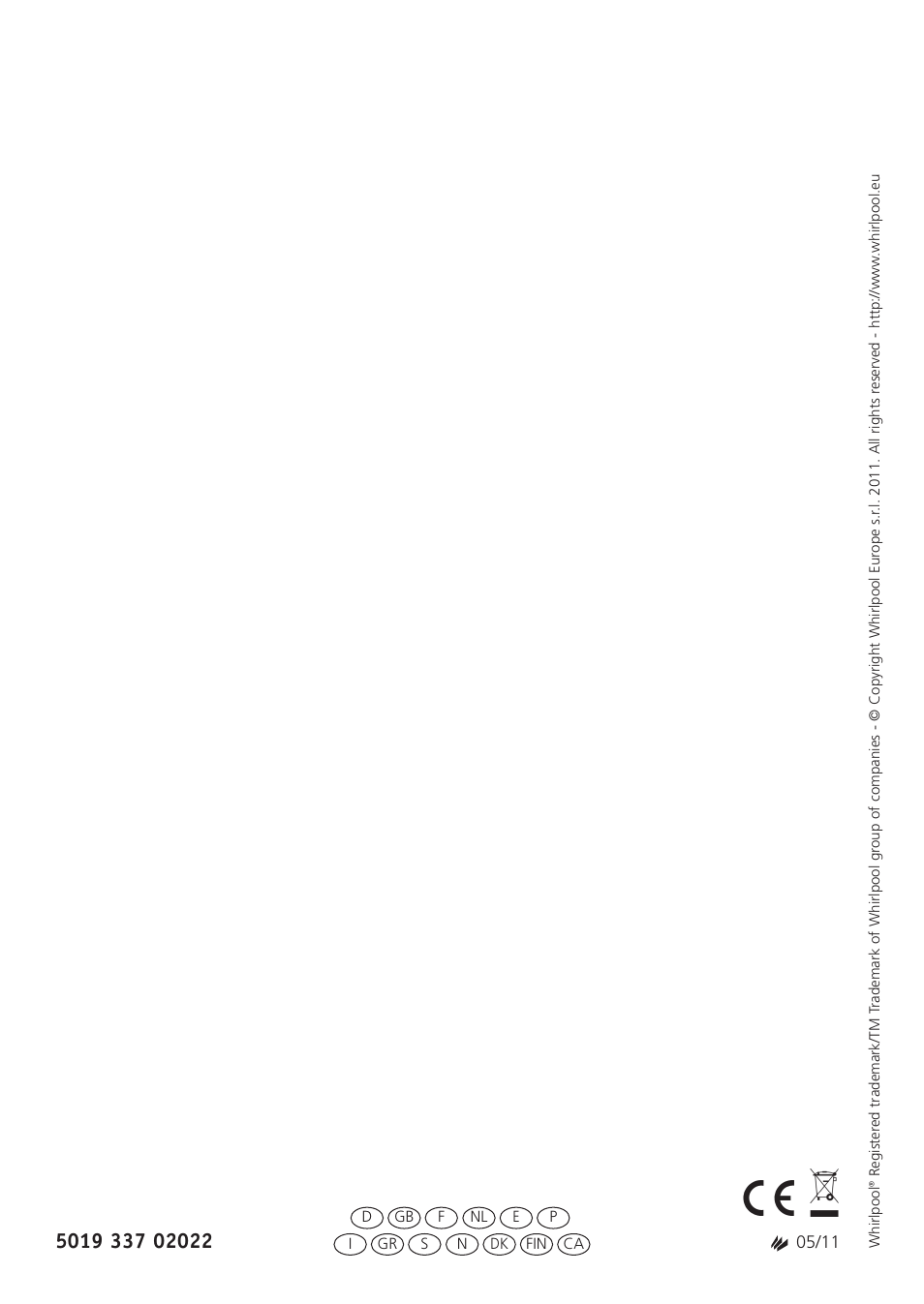 Whirlpool ARG341A+ User Manual | Page 84 / 84
