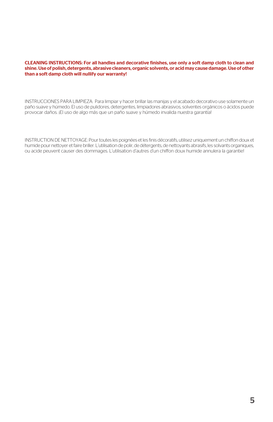Pfister BTB-FE1K User Manual | Page 5 / 6