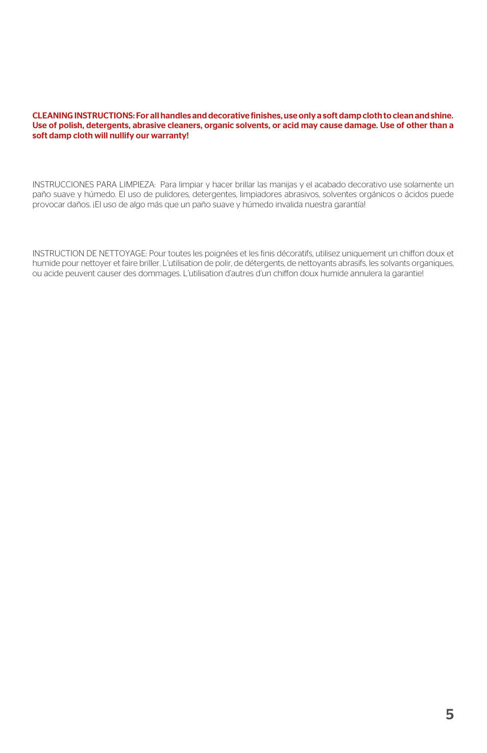 Pfister BTB-WE1K User Manual | Page 5 / 6