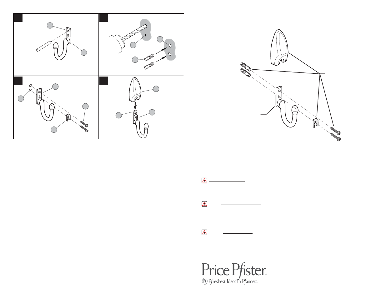 Ab c d, Btb-ab | Pfister BRH-AB0C User Manual | Page 2 / 2