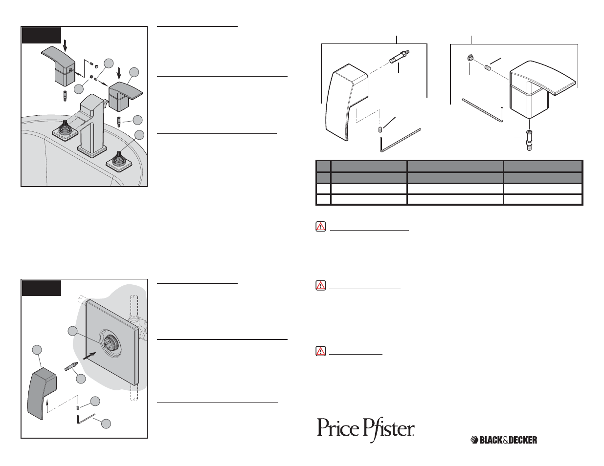 Hhl sgl | Pfister HHL-DFXC User Manual | Page 2 / 2