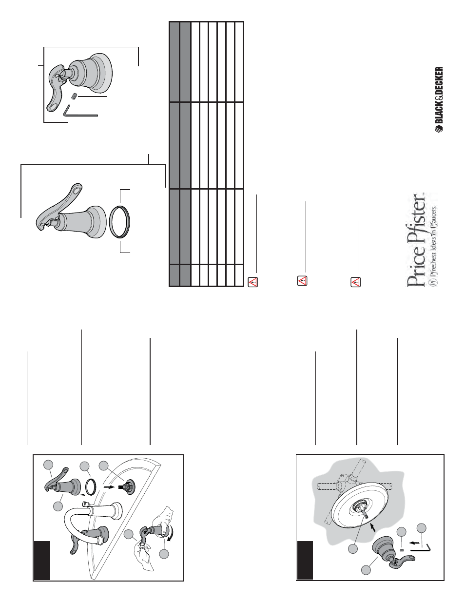 Sgl-yp hhl-yp, Acomp any | Pfister HHL-YPLY User Manual | Page 2 / 2