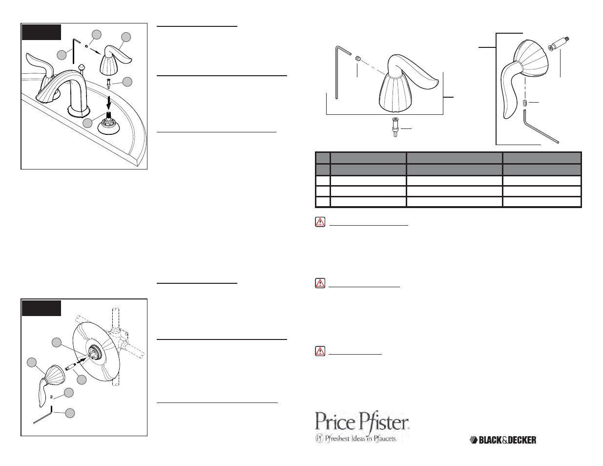 Hhl sgl | Pfister SGL-ST0K User Manual | Page 2 / 2
