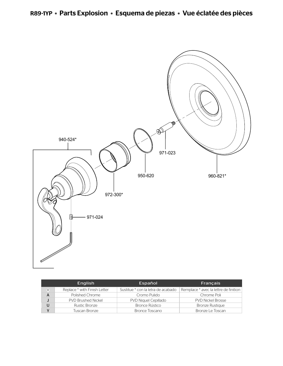 R89-1yp | Pfister R89-1YPK User Manual | Page 2 / 4