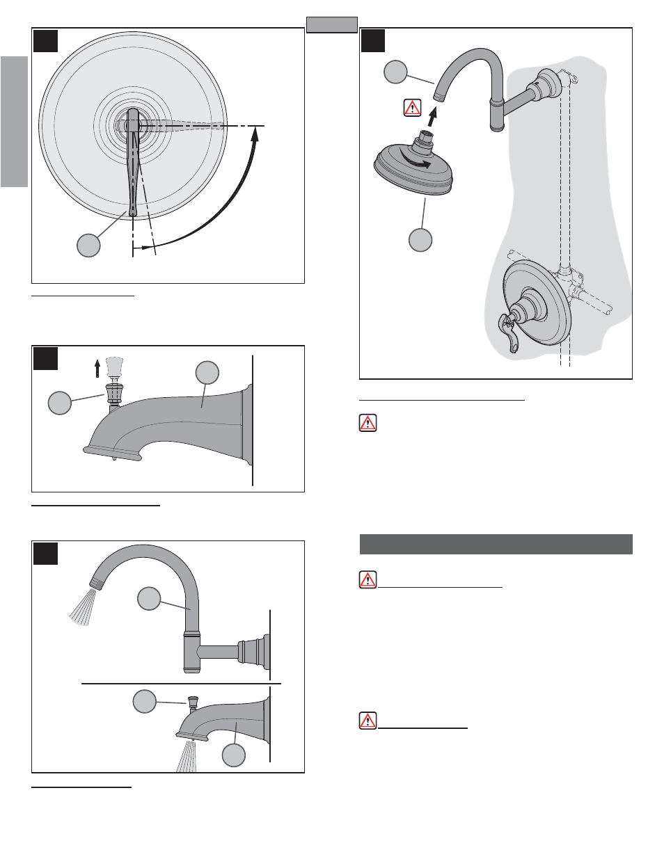 En g l is h english, Maintenance & care | Pfister R89-8YPY User Manual | Page 4 / 14