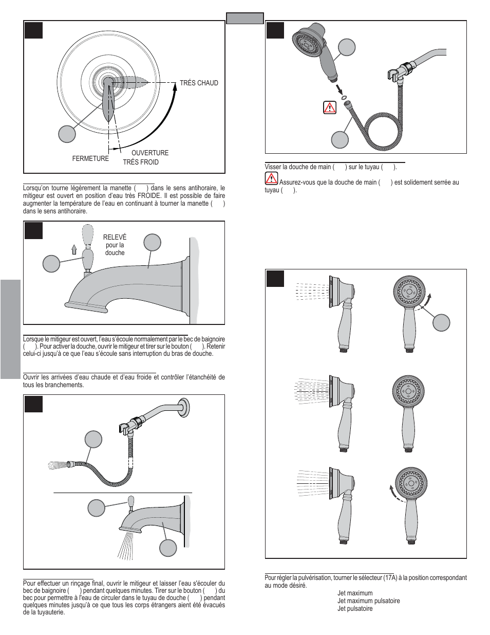 Fr a n fran çç a is ais | Pfister R89-7CBY User Manual | Page 12 / 14