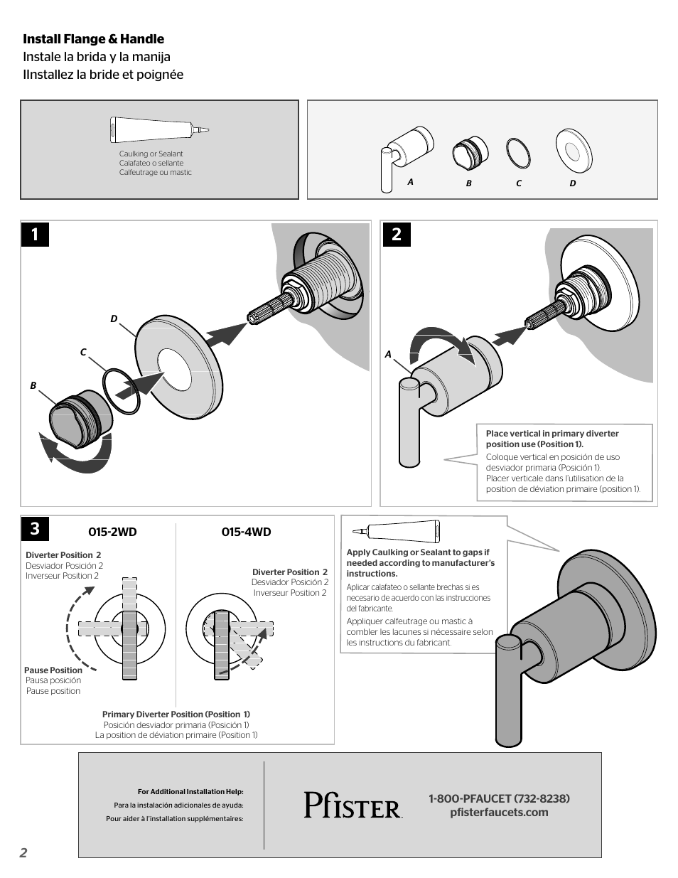 Pfister 016-NC1C User Manual | Page 2 / 2