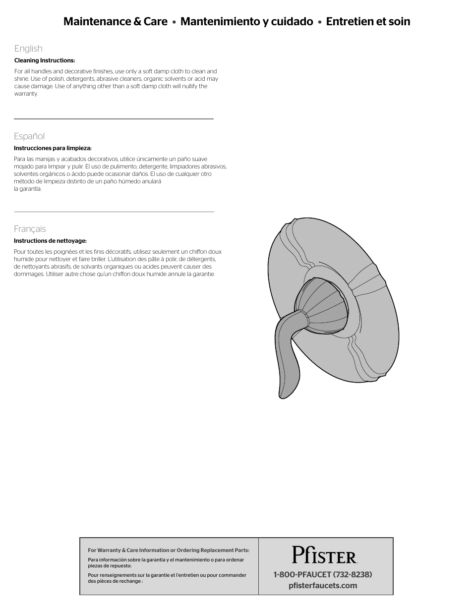 Pfister R89-1STK User Manual | Page 3 / 4