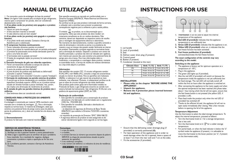 Whirlpool AFG070AP User Manual | 22 pages