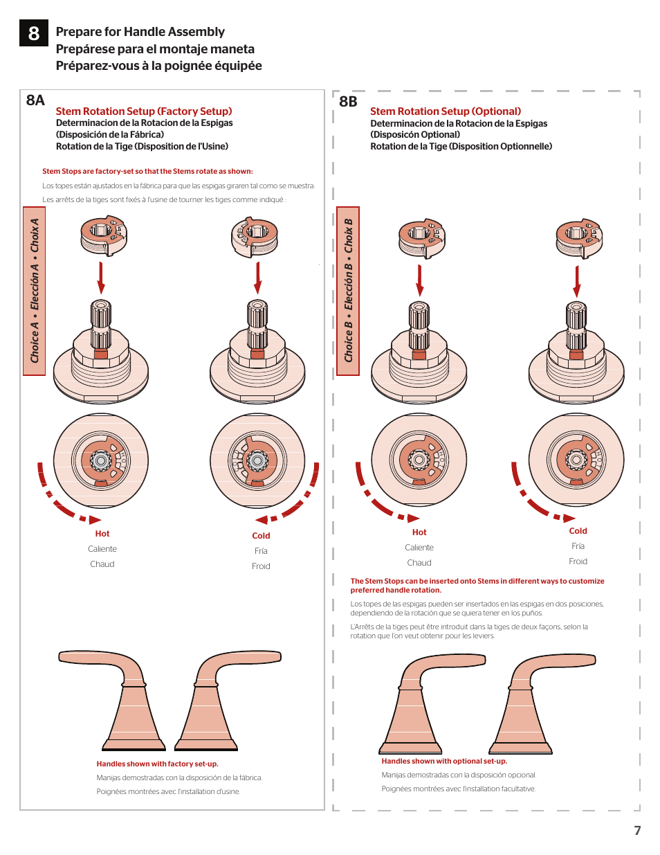 8a 8b | Pfister 806-PDKK User Manual | Page 7 / 10