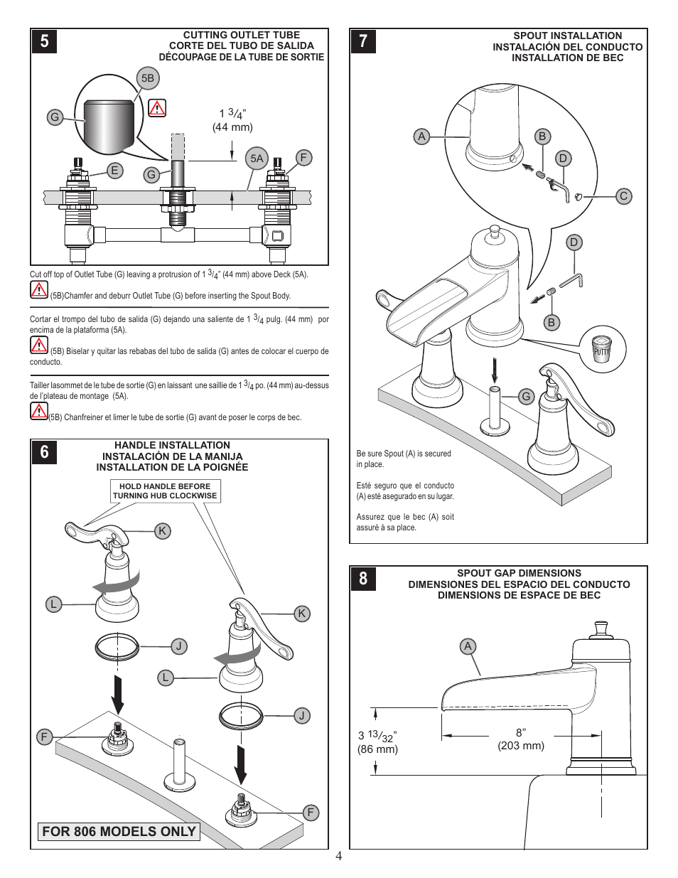 Pfister RT6-5YPK User Manual | Page 4 / 6