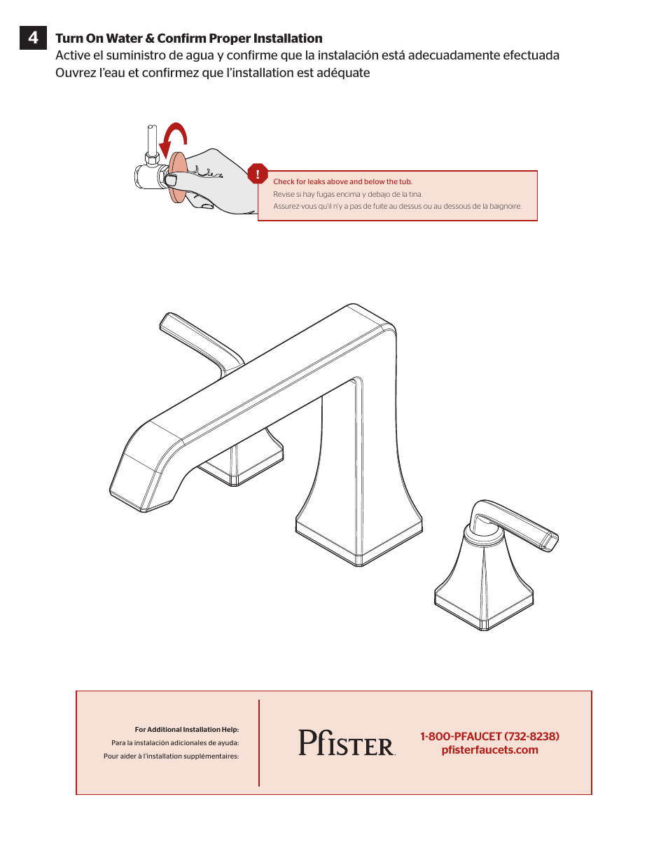 Pfister RT6-5FEK User Manual | Page 4 / 4