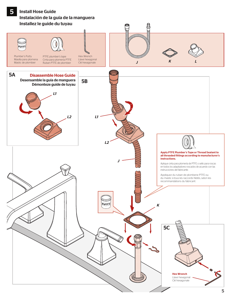 5b 5a 5b | Pfister 38028-0100.pdf User Manual | Page 5 / 8