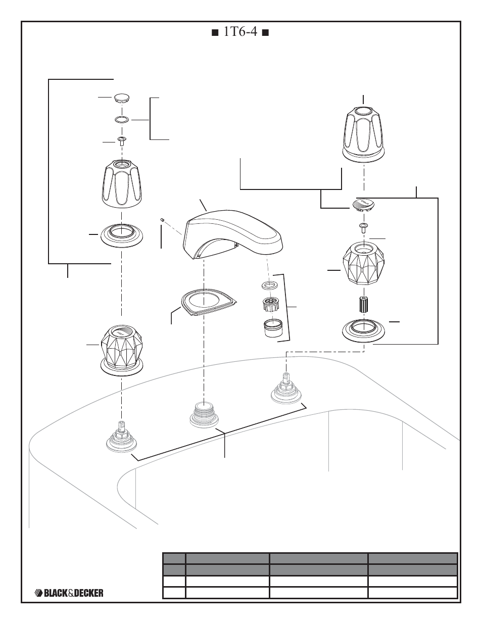 1t6-4, A company | Pfister 1T6-400K User Manual | Page 2 / 5