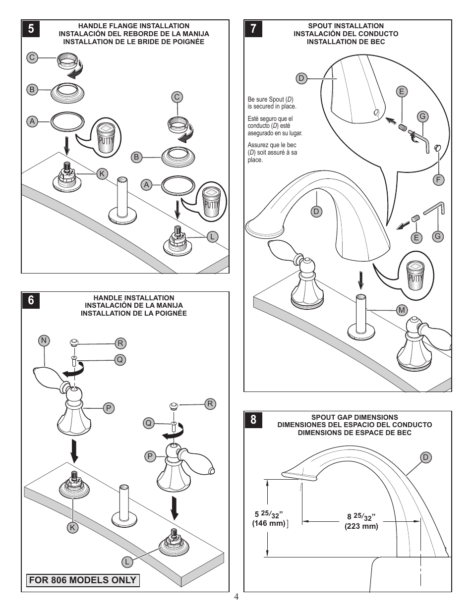Pfister RT6-5EXK User Manual | Page 4 / 6