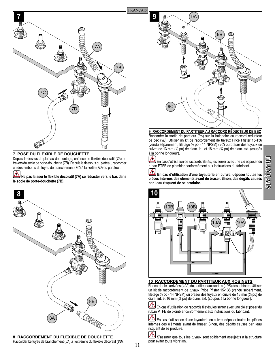 Fr an ça is | Pfister R15-407K User Manual | Page 11 / 14