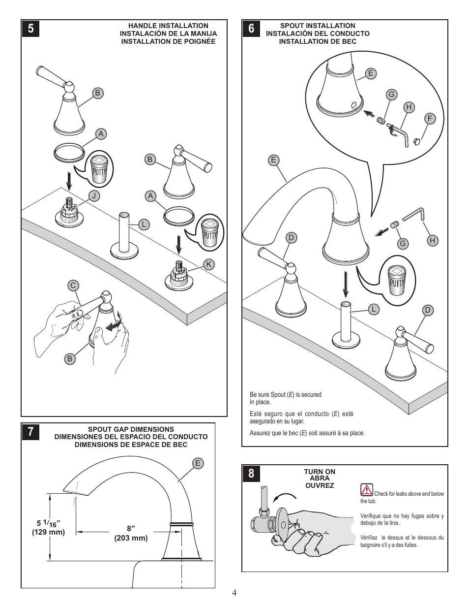 Pfister RT6-5GLK User Manual | Page 4 / 6