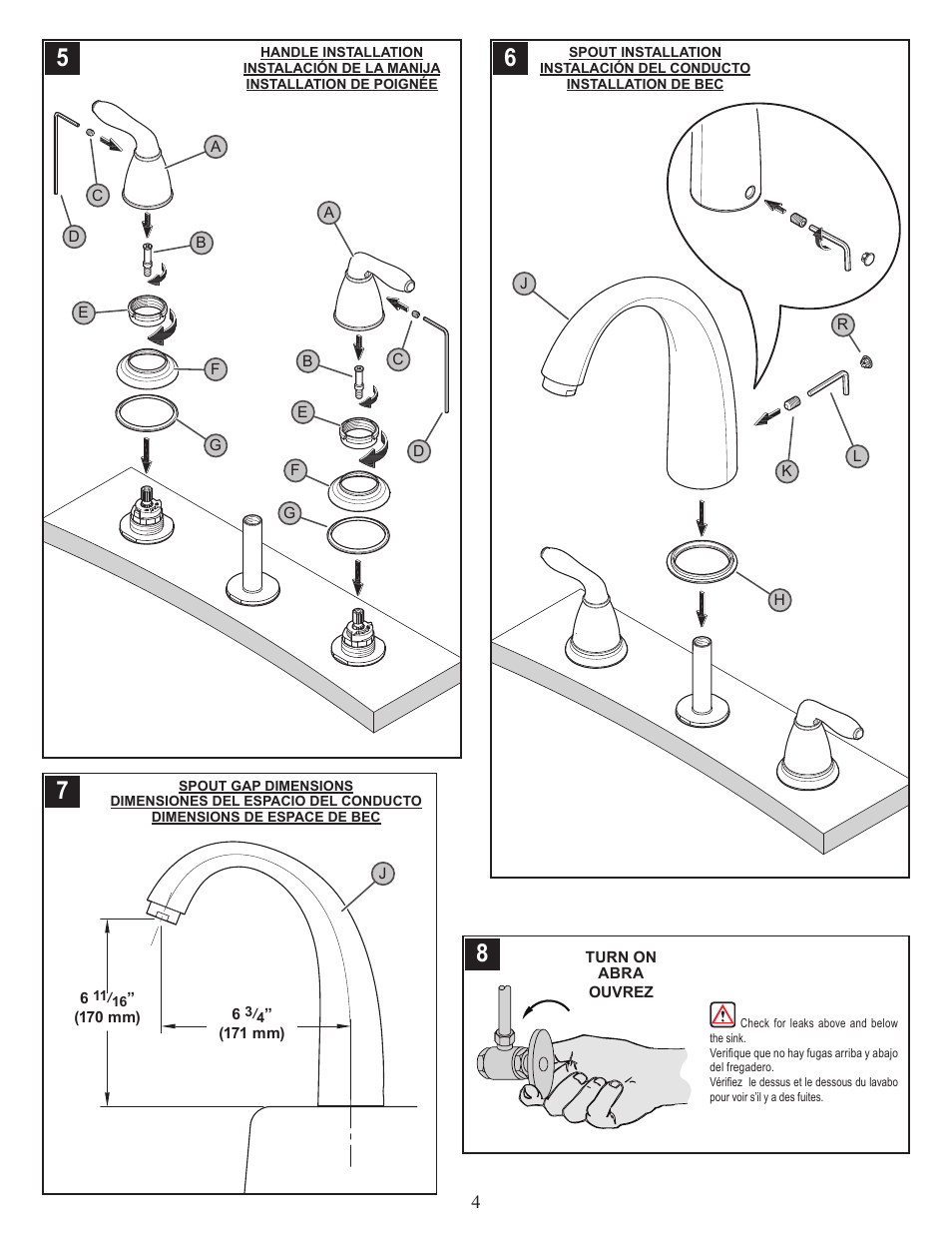 Pfister RT6-5SRK User Manual | Page 4 / 6
