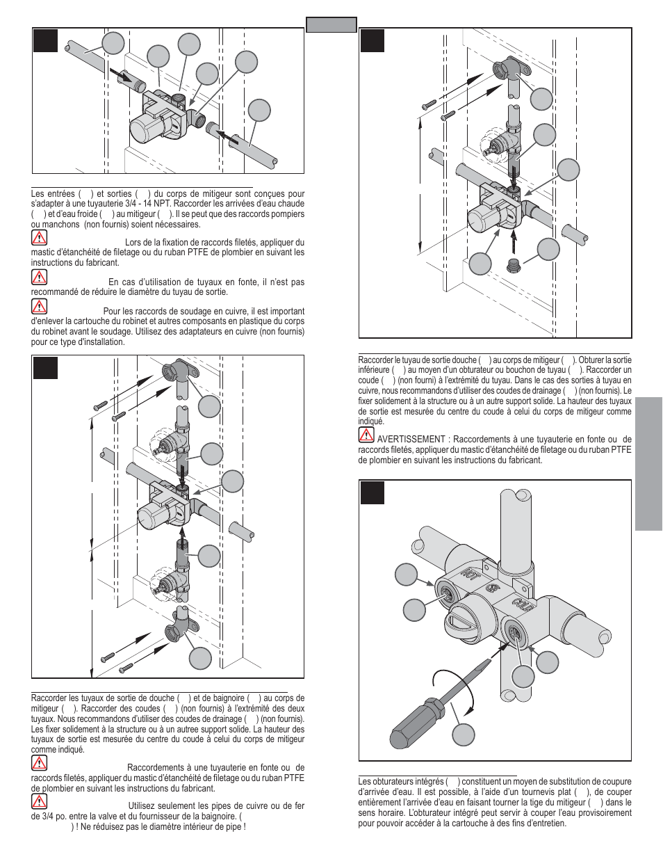 Fr a n fran çç a is ais | Pfister 0T8-410A User Manual | Page 11 / 14