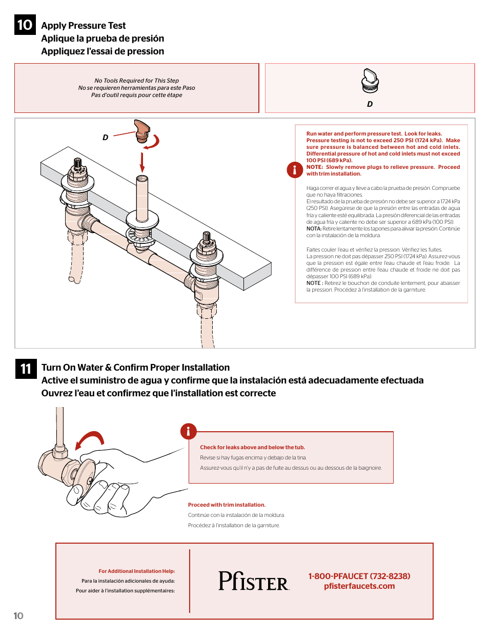 Pfister 0X6-150R User Manual | Page 10 / 10