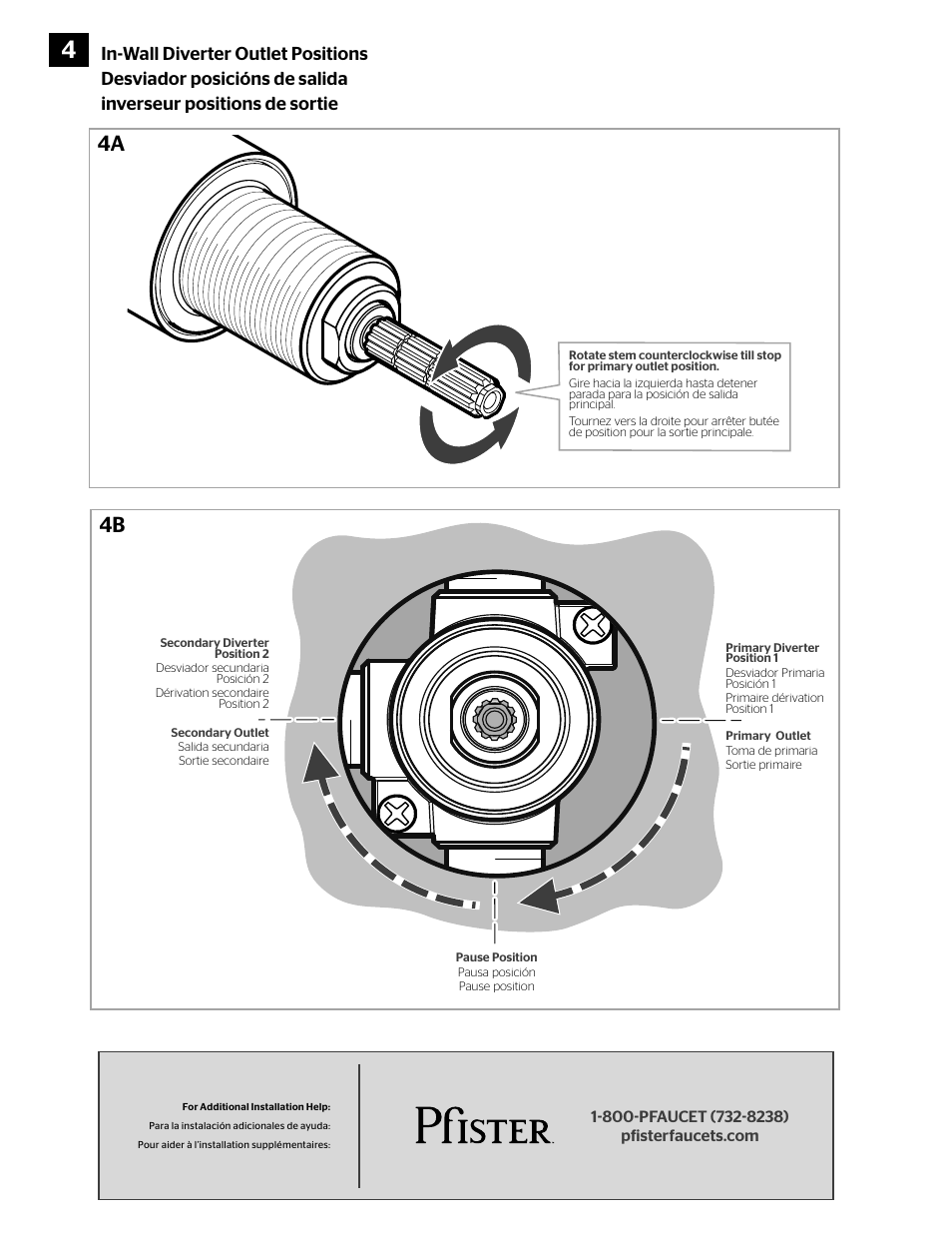 4b 4a | Pfister 015-2WDX User Manual | Page 4 / 4