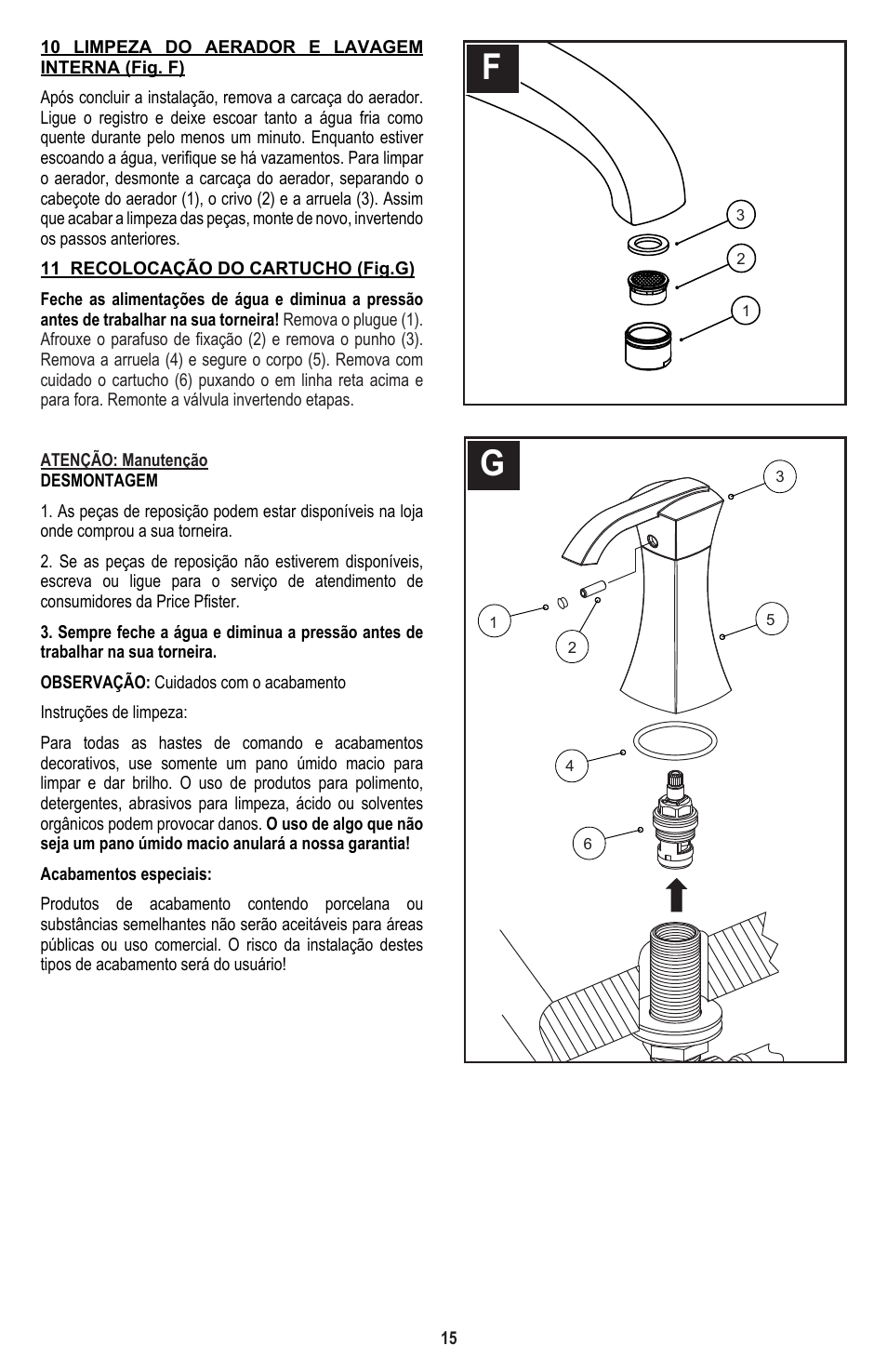 Pfister 049-CNFC User Manual | Page 15 / 16