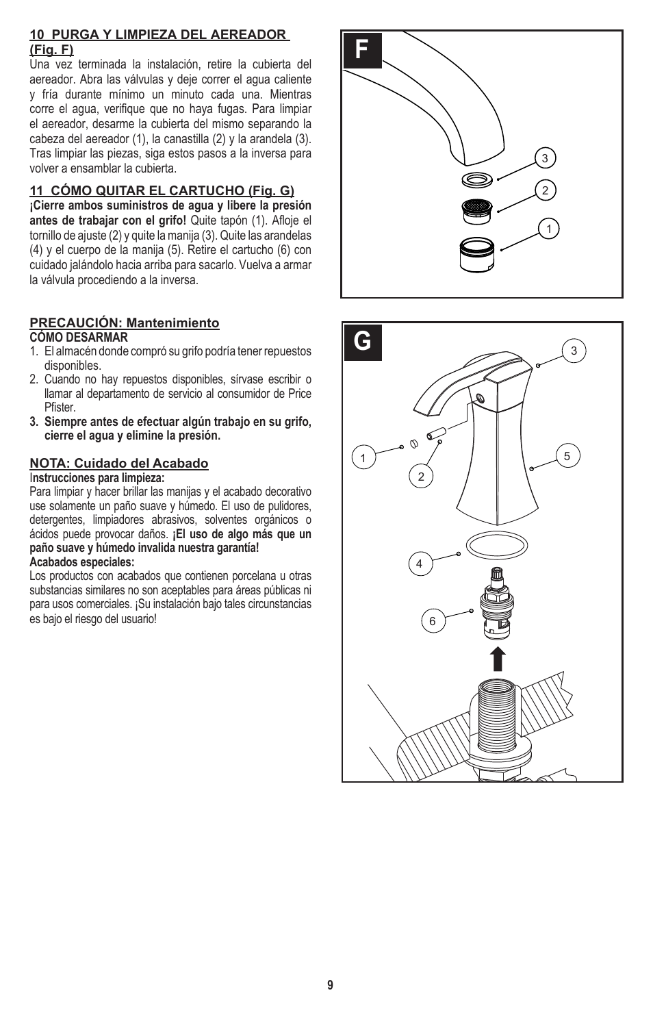 Pfister 049-CNFC User Manual | Page 9 / 16