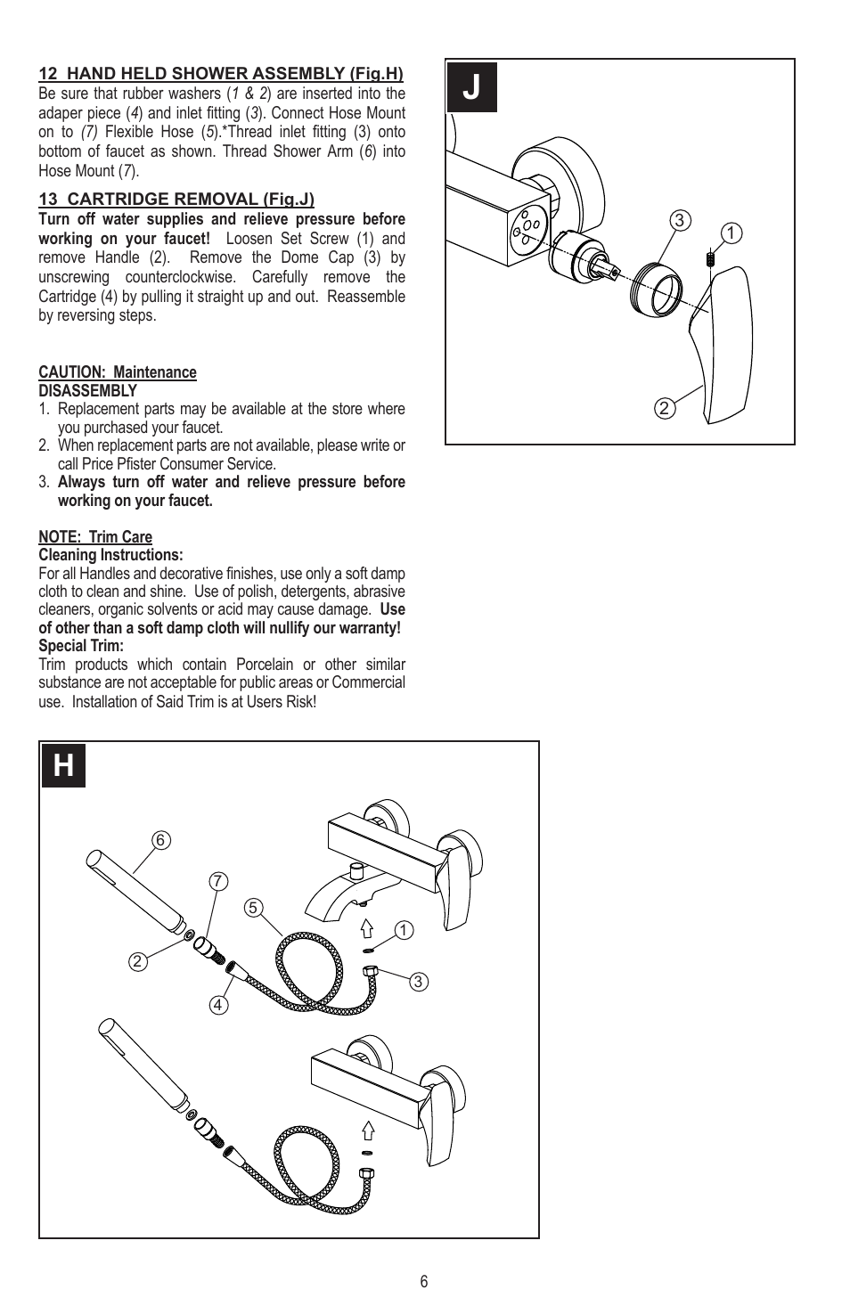 Pfister 8E8-CT1C User Manual | Page 6 / 16