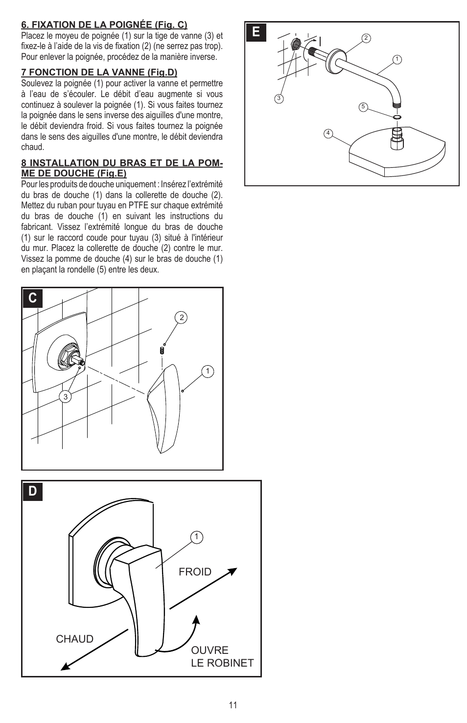 Pfister 8N8-CT0C User Manual | Page 11 / 16